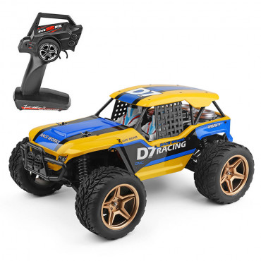 AUTOMODELO ELÉTRICO COMPLETO 45KM/H ROCK CRAWLER D7 4X4 ESCALA 1/12 RÁDIO 2.4GHZ WLTOYS WL12402-A